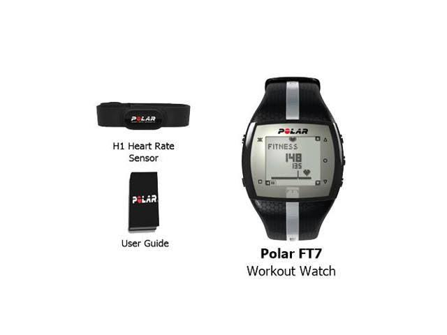 Polar FT7 - Activity Tracker with Heart Rate Monitor Bundle - Black/Silver