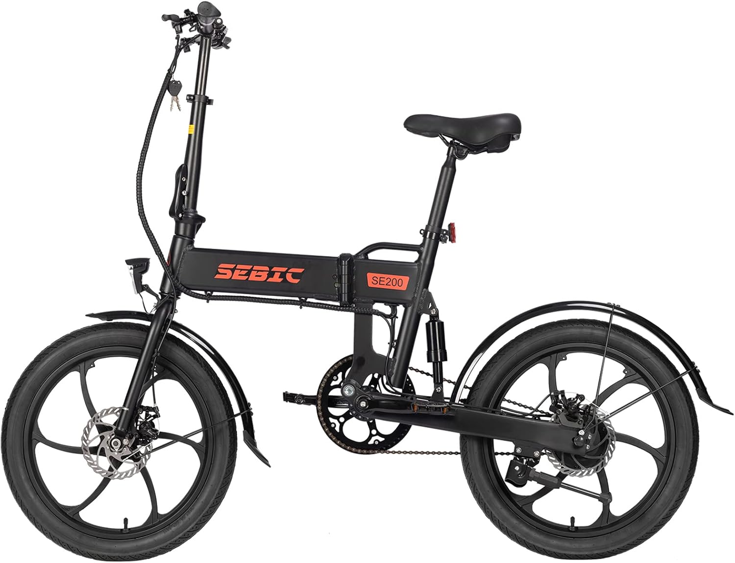 SEBIC Folding Electric Bike, 350W Electric Road Bike for Adults and Teenagers with 20MPH