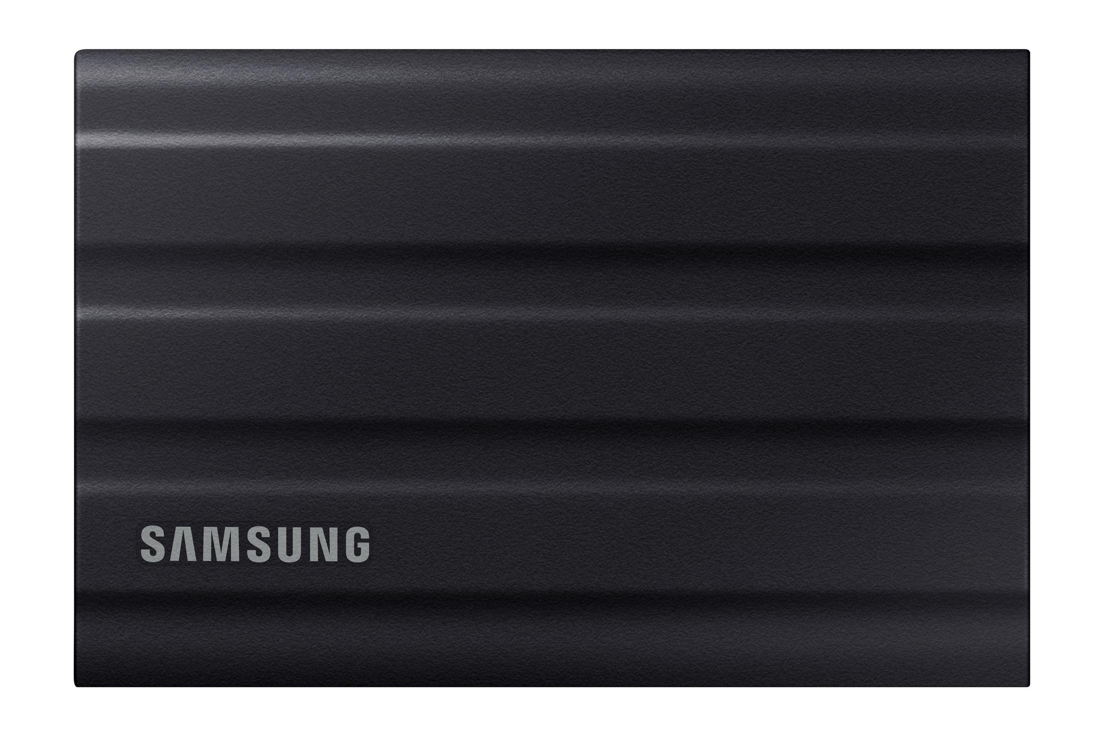 SAMSUNG T7 Shield MU-PE2T0S - 2TB Portable Encrypted SSD - USB 3.2 Gen 2 - USB-C connector - 256-bit AES - Black