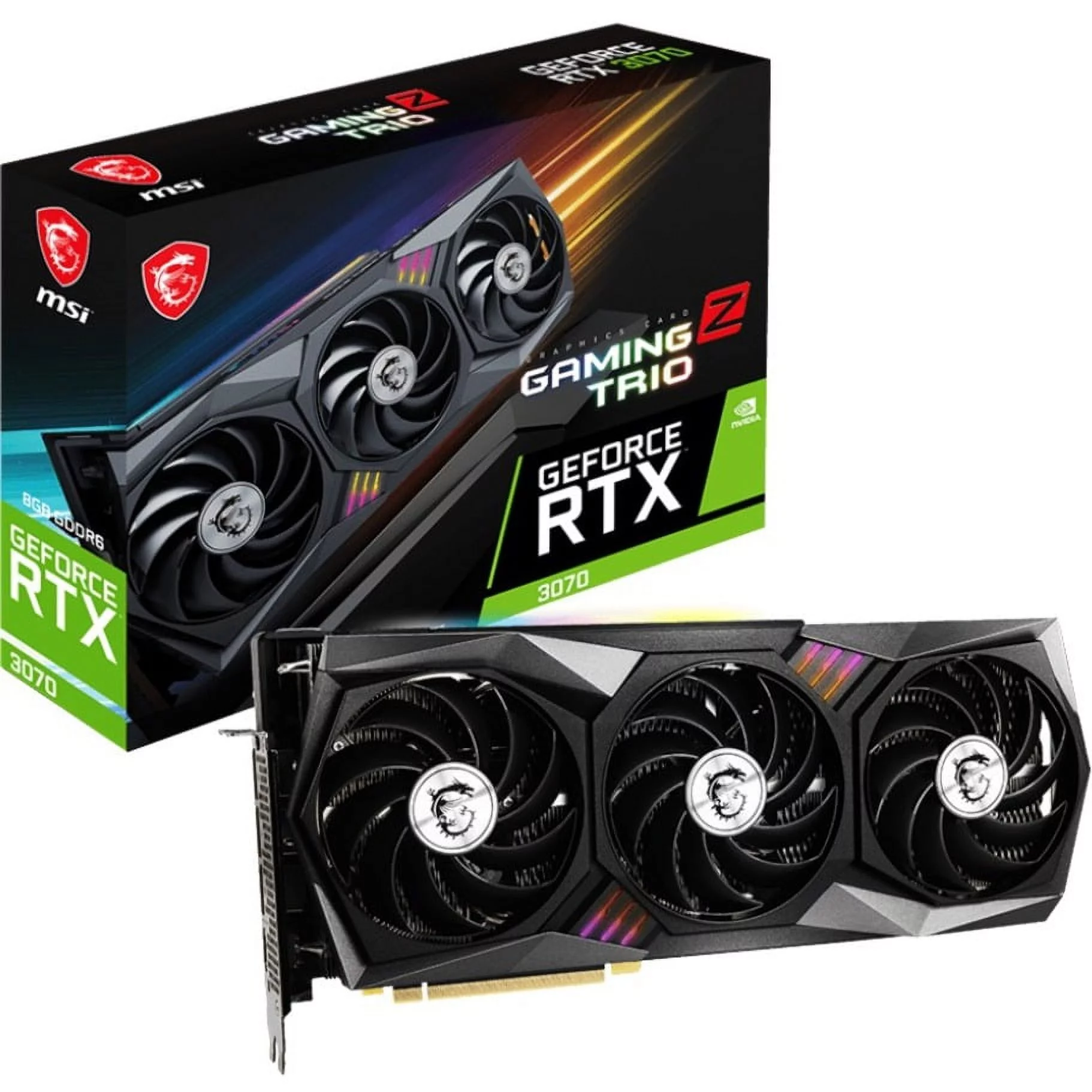MSI NVIDIA GeForce RTX 3070 Graphic Card - 8 GB GDDR6 - Radiant Selections