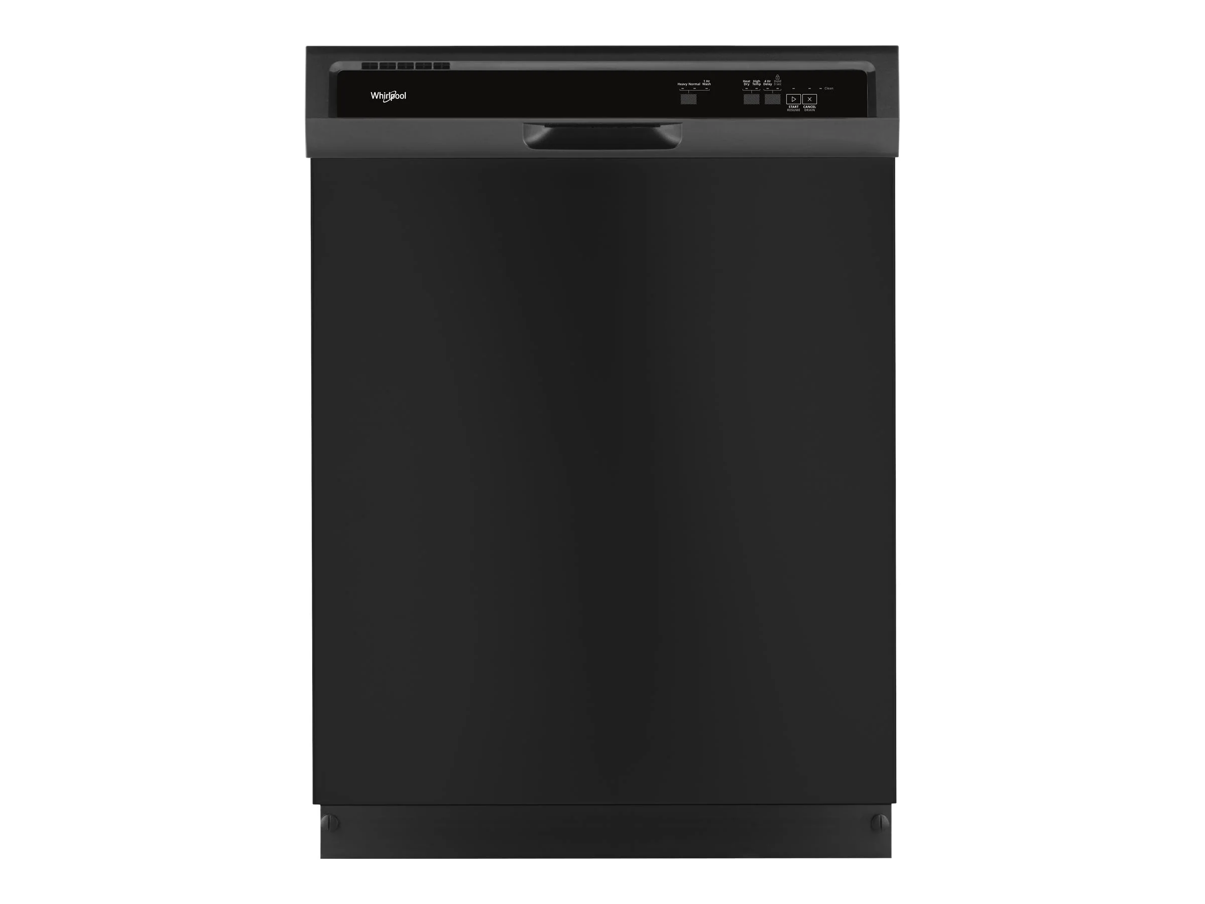 Whirlpool WDF330PAHB - Dishwasher - built-in - Niche - width: 24.4 in - depth: 24.4 in - height: 34 in - black