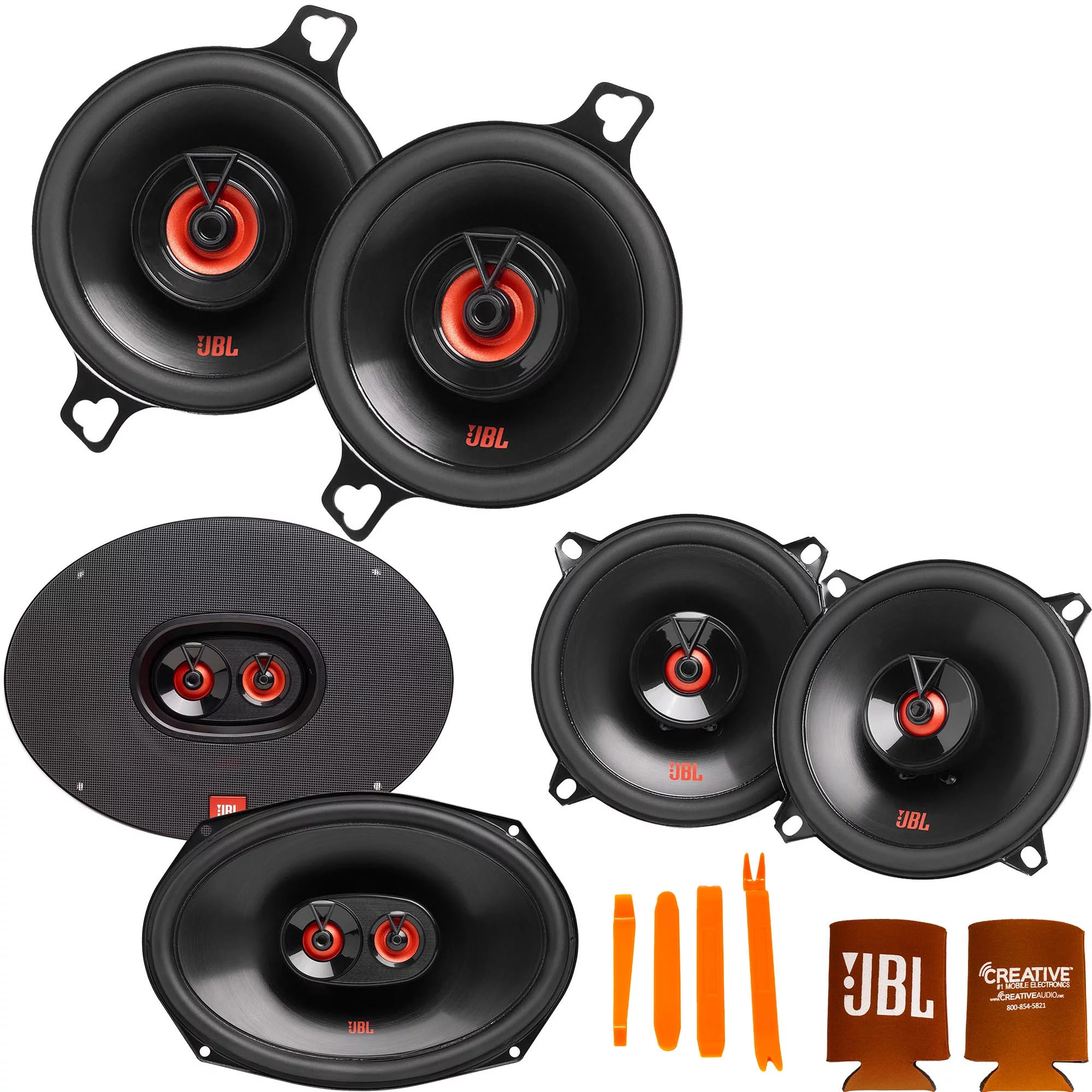 JBL Compatible With Dodge Ram 94-09, A pair of CLUB-9632AM 6x9" Three Way Speakers