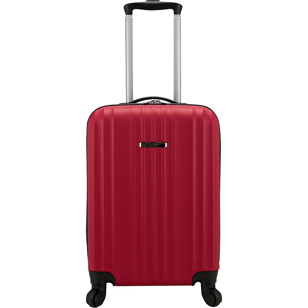 Elite Luggage Fullerton Hardside Carry-On Spinner Luggage, Red