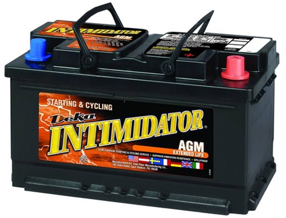 Deka 9a94r AGM Intimidator Battery (800 Cca)
