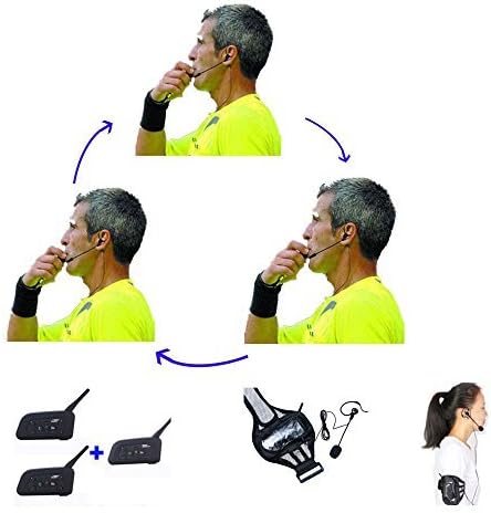 Referee Headset 3 Referees Talk Same time Football Wireless Headsets Wireless Football Headsets Headset Football Referee Communication