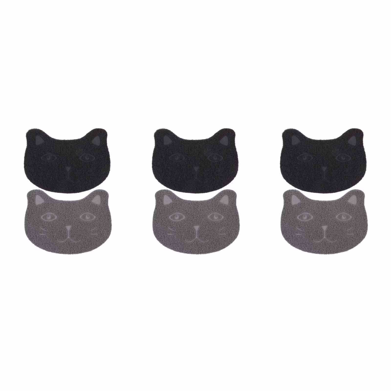 Set of 3 Cat Litter Mat Pet Feeding Mats for Cats Calming Treats Tray