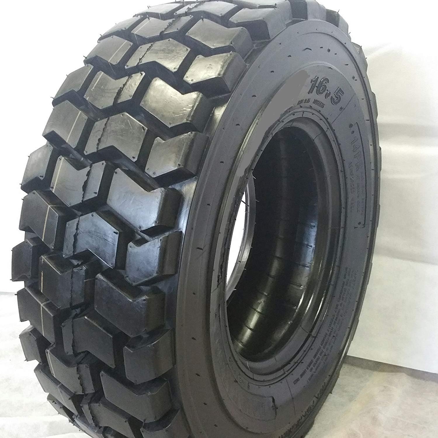 ROAD CREW 12-16.5 AIOT-30 14 PLY Skid Steer HD Tires for Bobcat and other Loaders 12x16.5