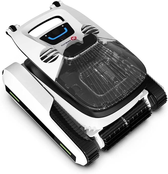 Open Box Seauto Shark Cordless Robotic Pool Vacuum Cleaner Waterline SAT-4P6S - WHITE - Curated Treasures Market