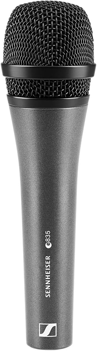 Sennheiser E835 Professional Dynamic Cardioid Microphone for Voice, Public Speaking, Podcast, Twitch, Praise Team, House of Worship
