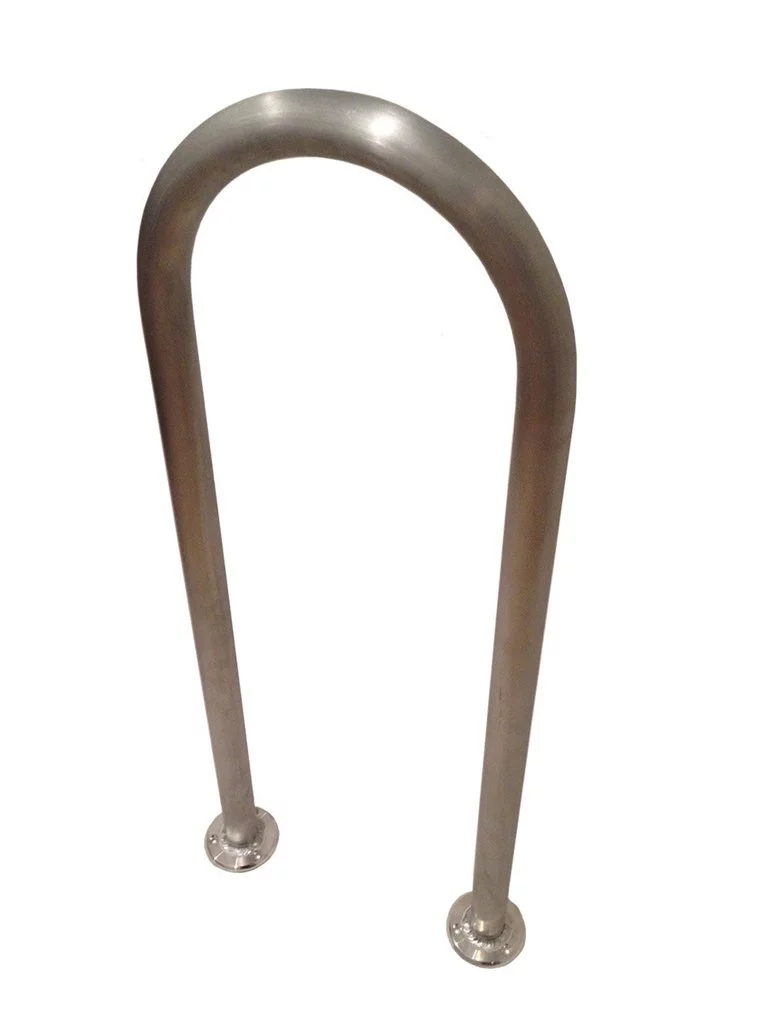36" (H) x 13" (W) Aluminum Handrail - Safety Grab Bar for Marine, Docks, Decks, Boats, Pools, Hot Tubs