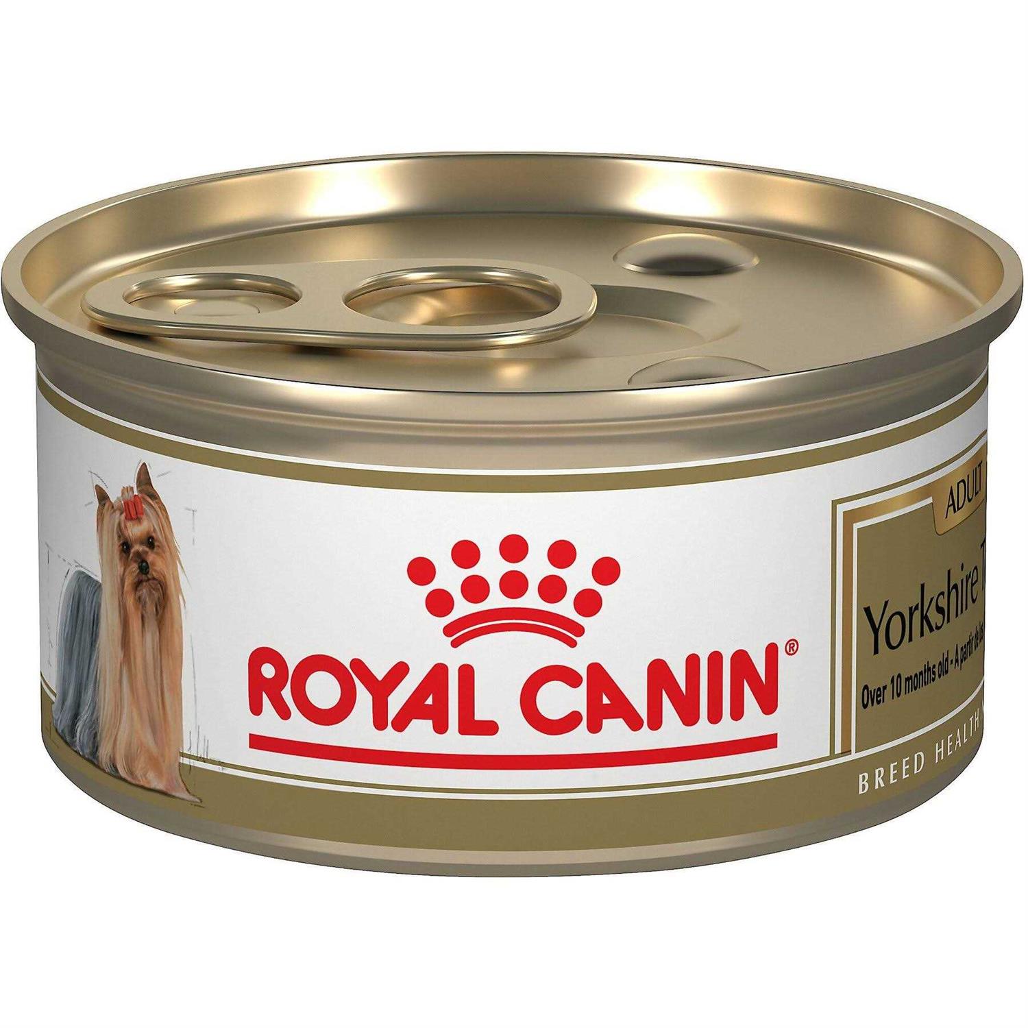 Royal Canin Breed Health Nutrition Yorkshire Terrier Adult Loaf In Sauce Dog Food - Pet Supplies online store
