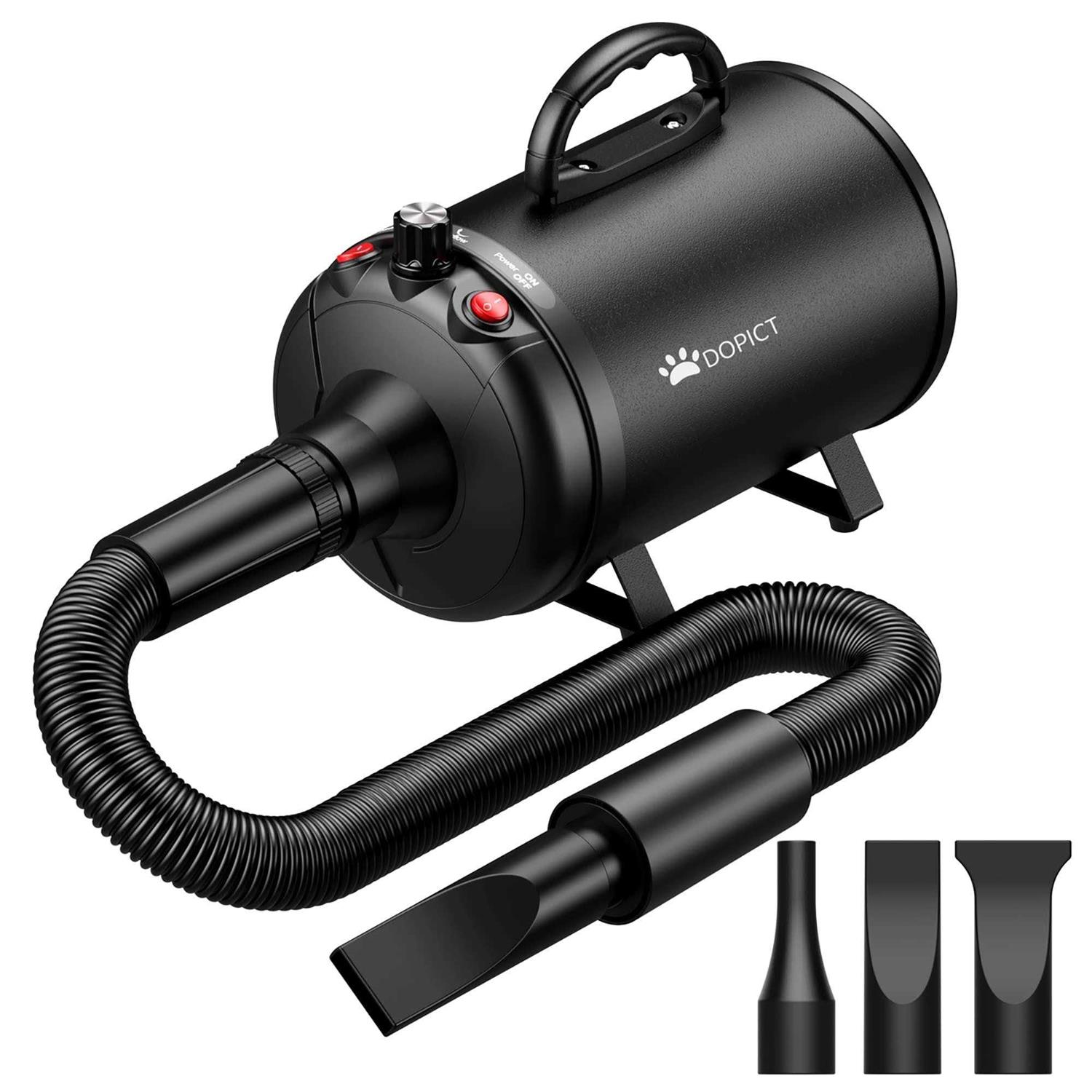 Pet Dryer, 5.2HP/3800W Pet Grooming Dryer with Adjustable Speed and Temperature Control Dog Blow Dryer