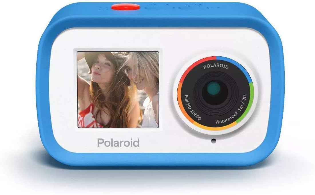 Polaroid Underwater Camera 18mp 4K UHD, Polaroid Waterproof Camera for Snorkeling and Diving with LCD Display