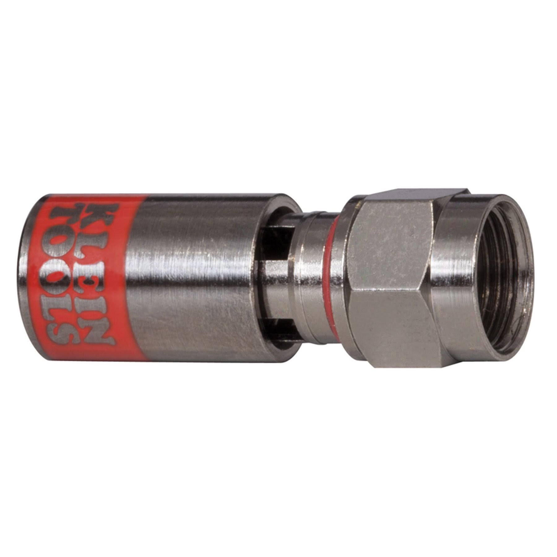 Klein Tools VDV812-618 Universal Compression Connector RG59 Male 50-Pack
