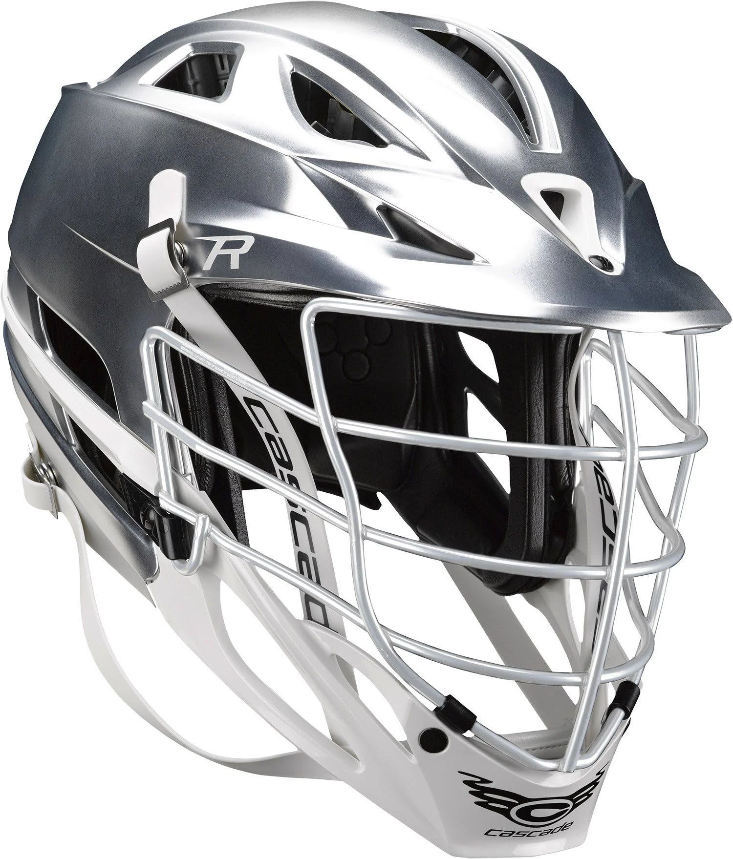 Cascade R Platinum Finish Lacrosse Helmet
