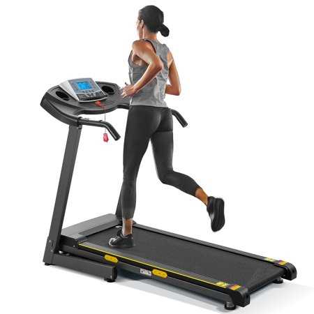 Treadmill with Incline Folding Treadmill with 12-Level Automatic Incline 2.5hp Power 8.5mhp Speed Running Machine 15 Preset Training Program Electric