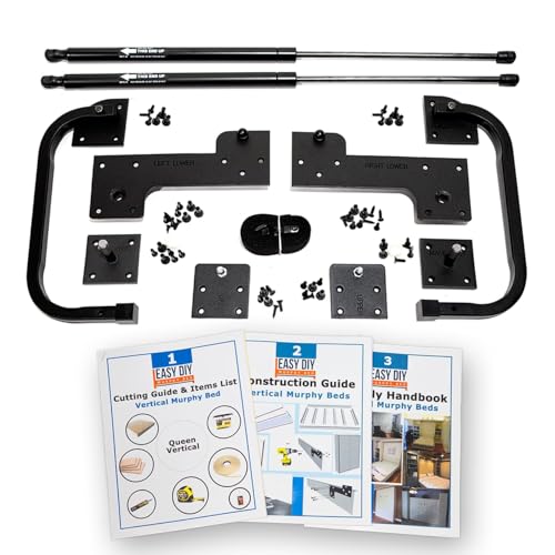 Queen Size DIY Murphy Bed Hardware Kit – Vertical Wall Bed for Space-Saving