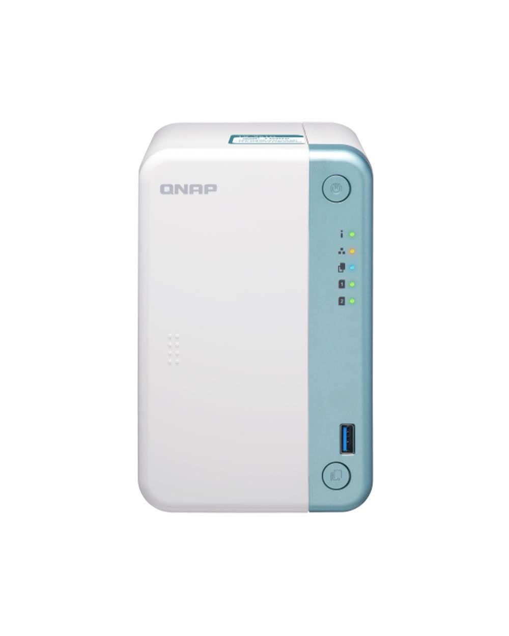 QNAP TS-251D 2-Bay Diskless NAS Server - SATA 6Gb/s