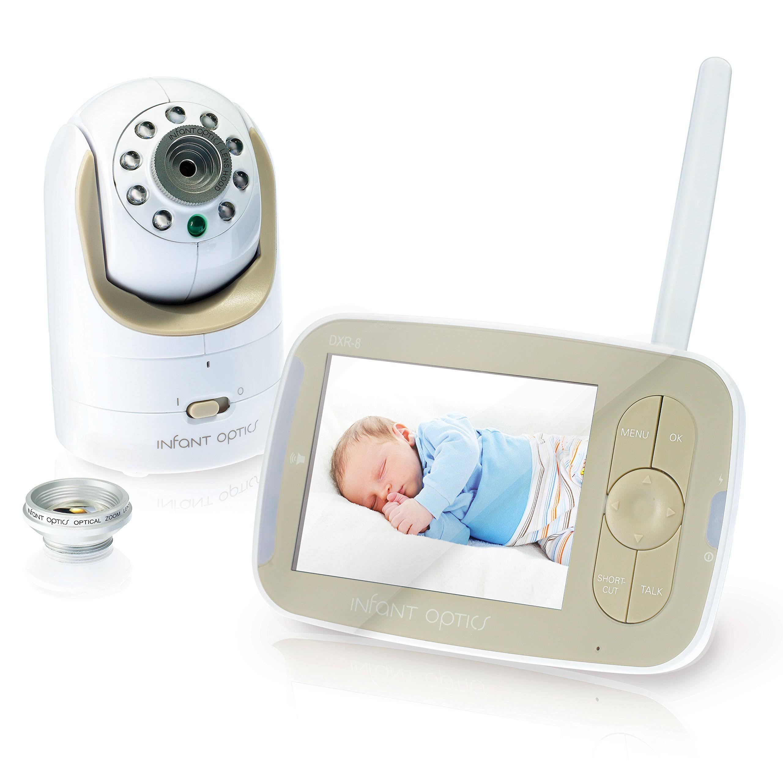 Infant Optics DXR-8 Video Baby Monitor with Interchangeable Optical Lens White