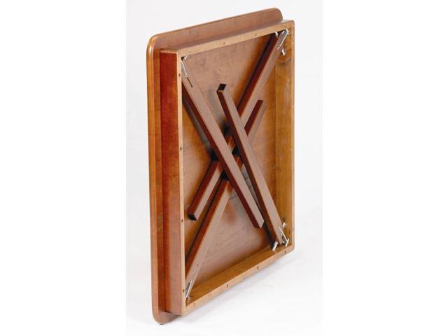 Stakmore 32x22 Square Folding Table - Finish: Cherry