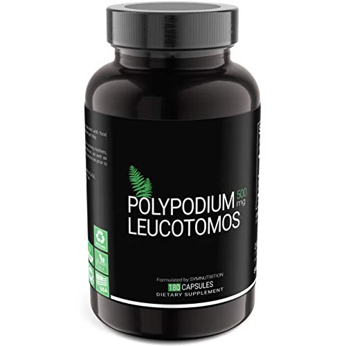 Polypodium Leucotomos Plant Capsules for Daily Support 180 Count - Kansas Nuitrition - HNZSDS