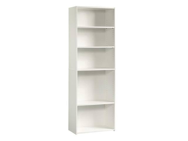 Sauder Beginnings 5-Shelf Bookcase, Soft White Finish