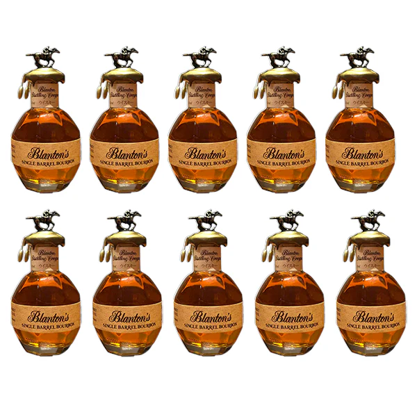 10 Blanton's Miniature Bourbon 50ml Shot Bundle - Nestor Liquor