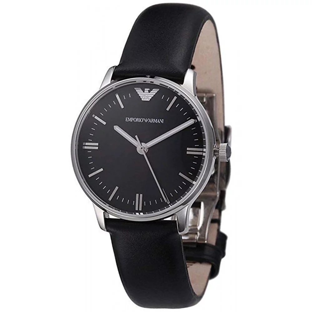 WATCH ARMANI STAINLESS STEEL BLACK BLACK MEN AR1600