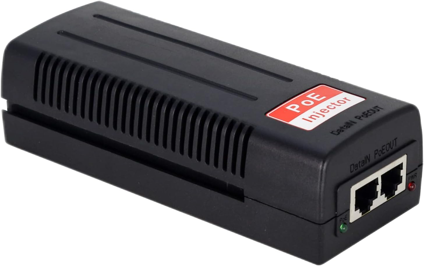 Gigabit PoE Injector Single Port Power Over Ethernet 30W Compliant 10/100/1000Mbps for IP Security Camera Pack of 2