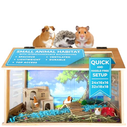 Small Rat cage - Cage for Guinea Pigs - Hamsters Cage - Small Animal Cage -Chinchilla Cage - Small Guinea Pig Cage - Hamster Habitat
