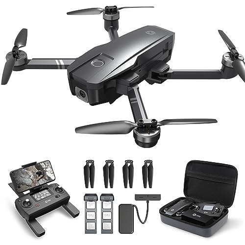 Holy Stone HS720 GPS Drone with Camera for Adults 4K UHD, 52 Minutes Flight Time, Foldable Quadcopter with Brushless Motor, Auto Return Home
