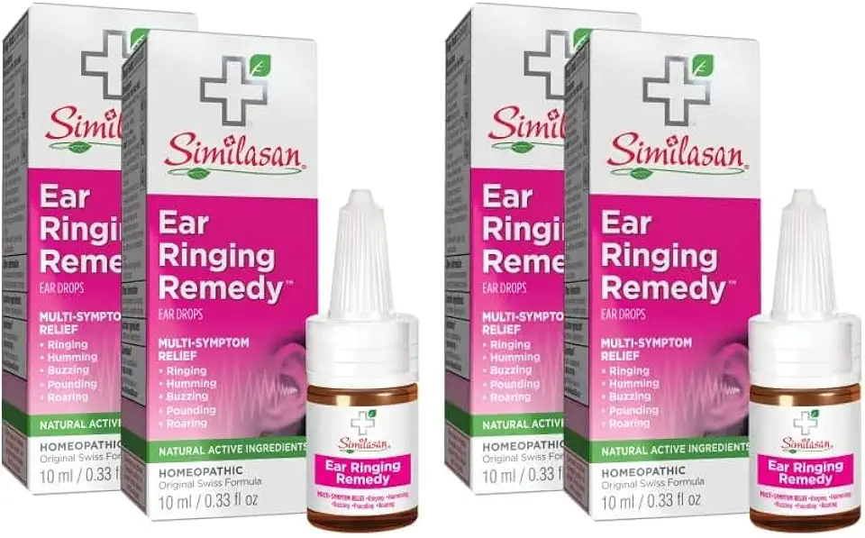 Similasan Ear Ringing Remedy Drops, 0.33 Ounce, 2 Count (Pack of 2) - Kansas Nuitrition - HNZSDS
