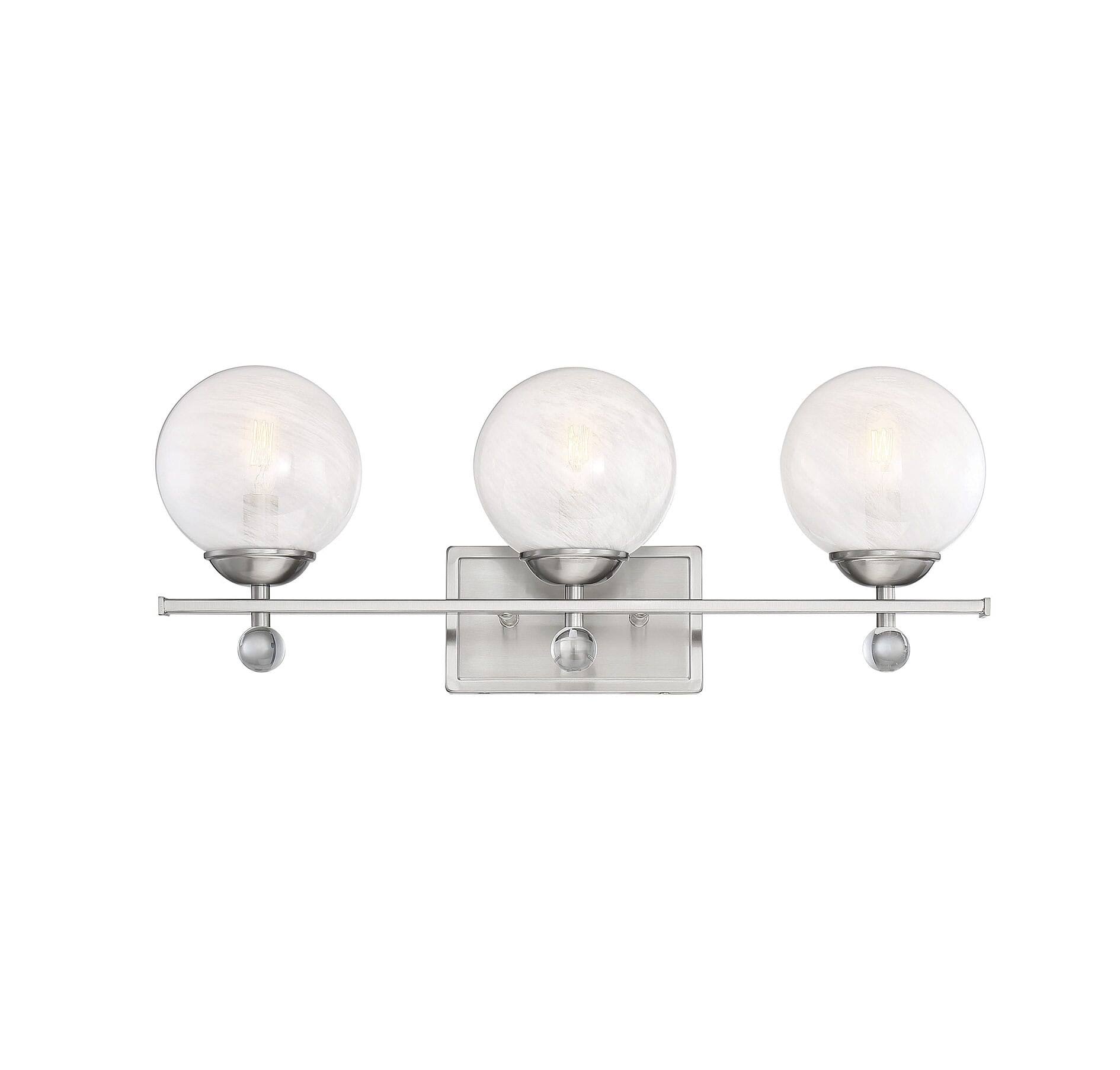 Savoy House 8-4500-3-SN Medina Satin Nickel 3 Light Bath
