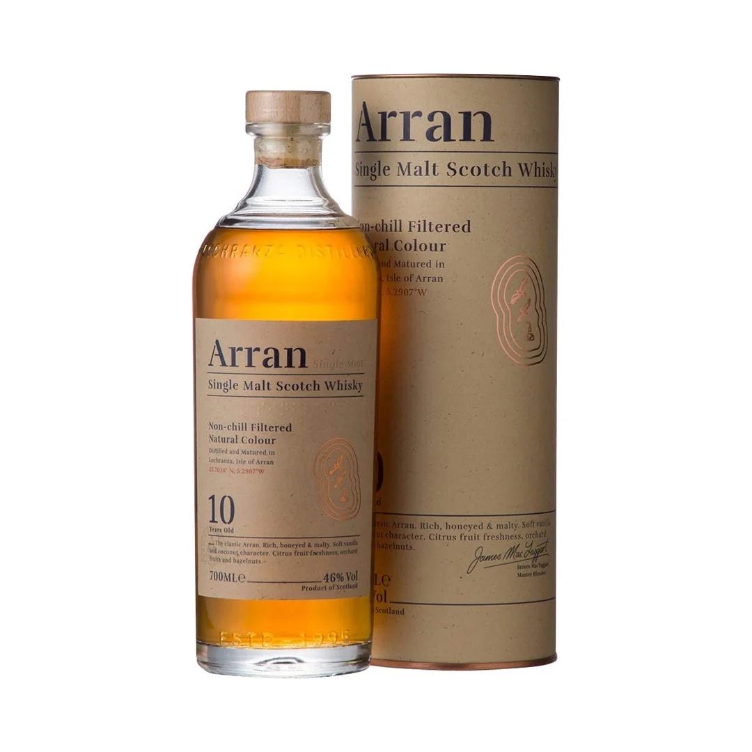 Arran 10 Years Old Single Malt Scotch Whisky - Nestor Liquor