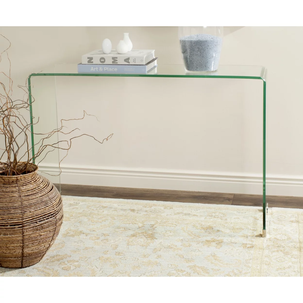 SAFAVIEH Ambler Console Table Clear