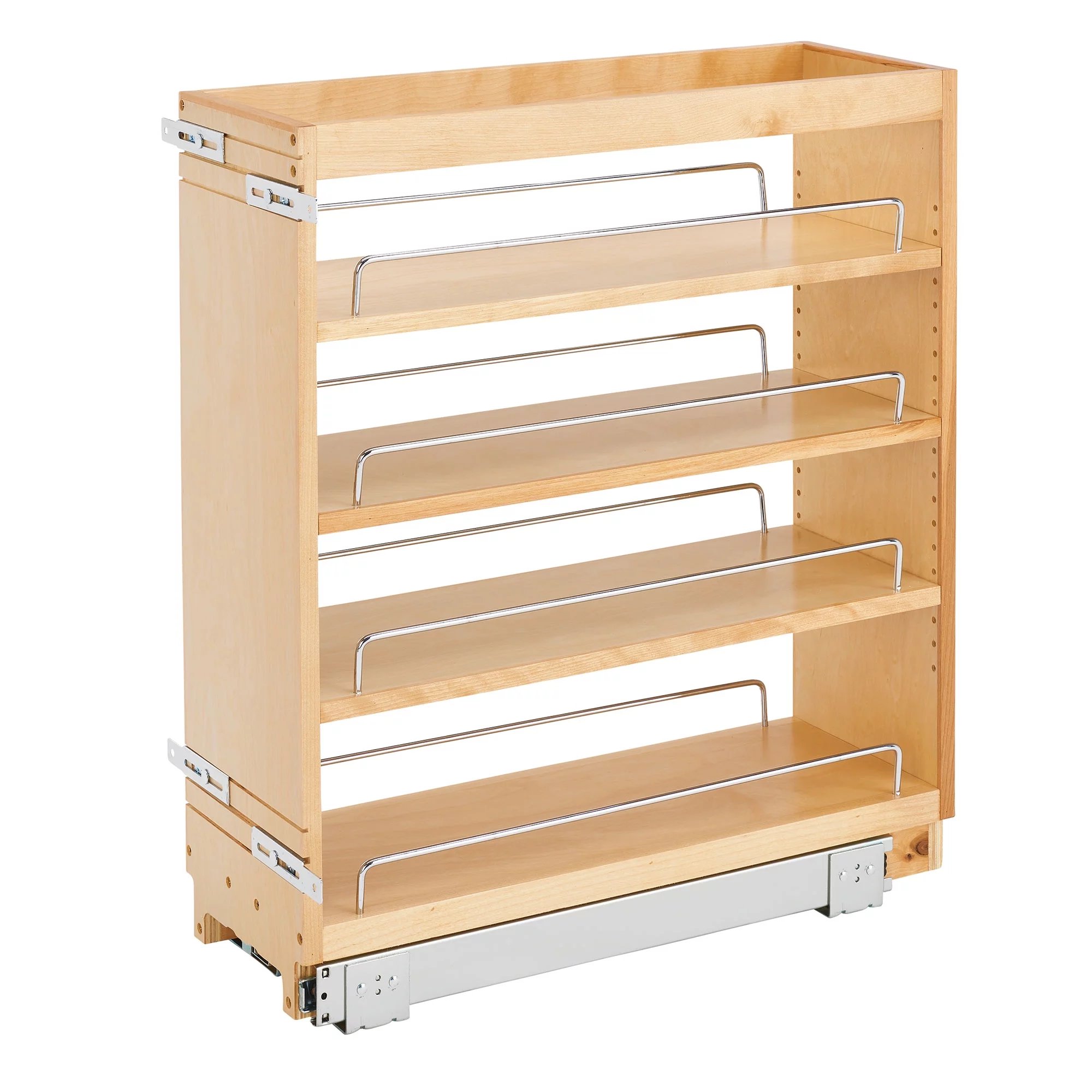 Rev-A-Shelf 448-BC-8C 8 Inch Pull-Out Kitchen Cabinet Organizer Spice Rack