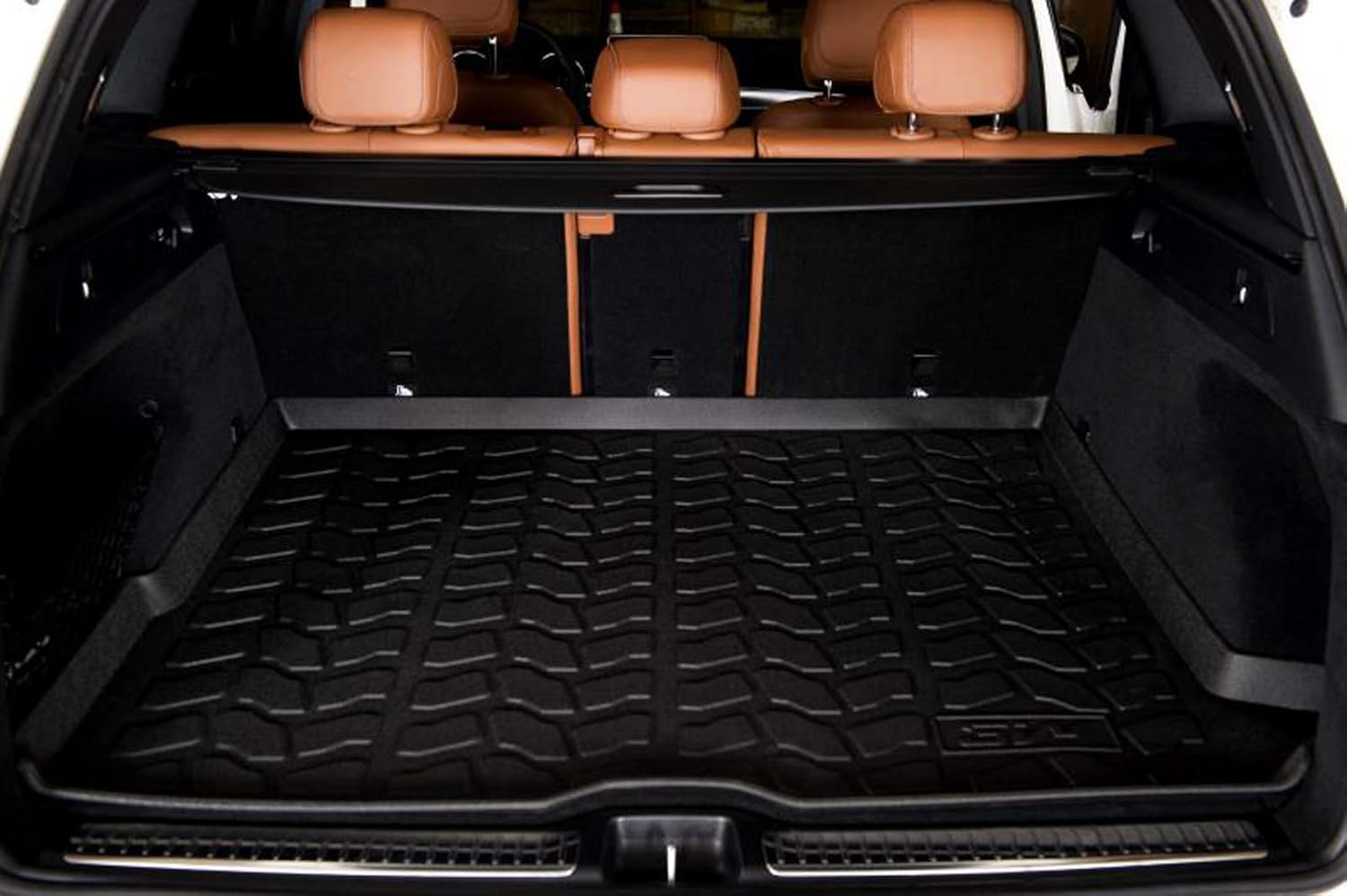 3W Cargo Liner for BMW X5 (2014-2018) Harmless Heavy Duty All Weather Custom Fit Trunk Mat, Black Pack of 2