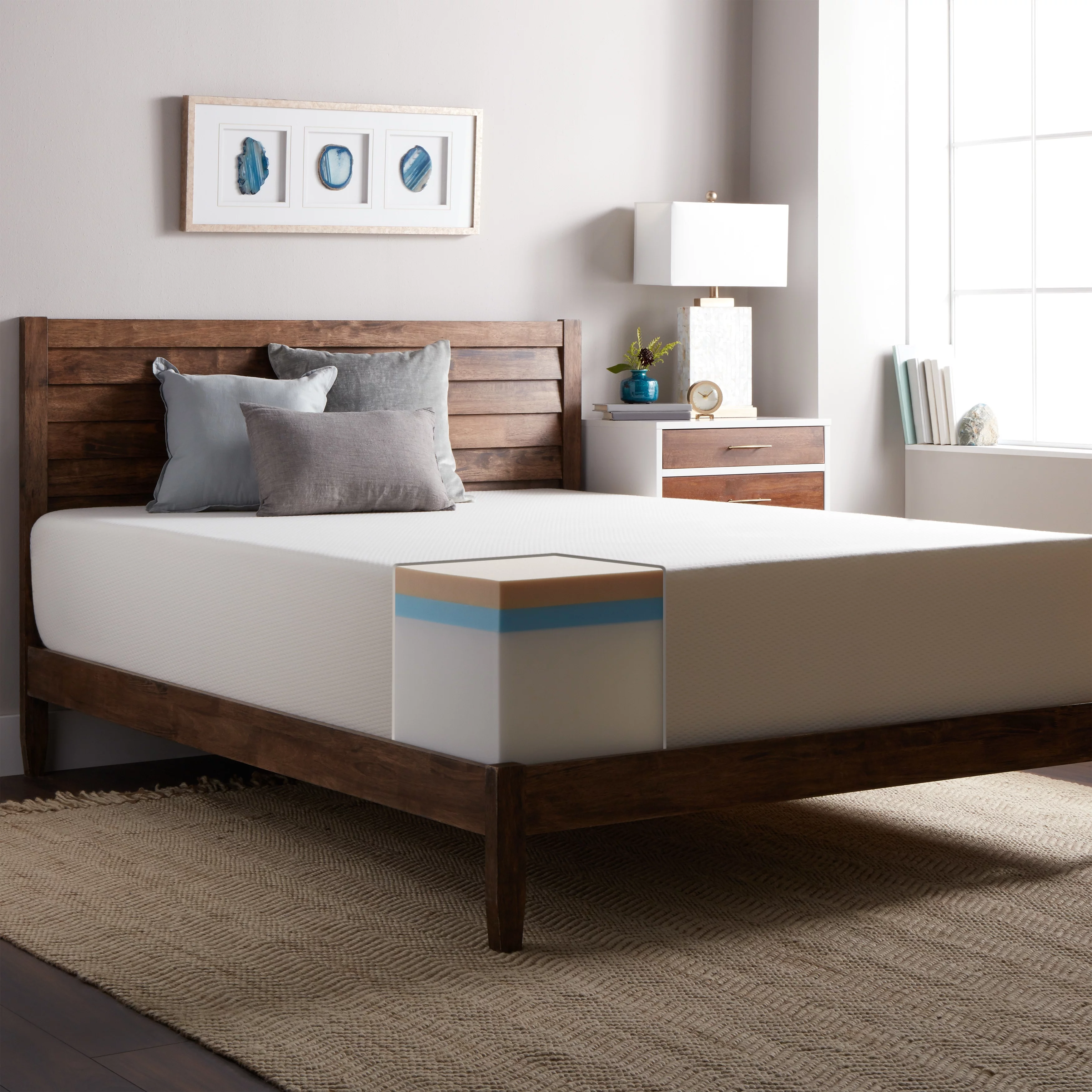 Select Luxury  Medium Firm 14-inch Memory Foam Mattress Mattress in a Box, Platform Friendly, Bed Slat Friendly Twin
