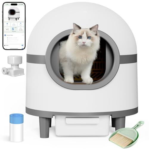 Self Cleaning Cat Litter Box, Automatic Cat Litter Box Self Cleaning