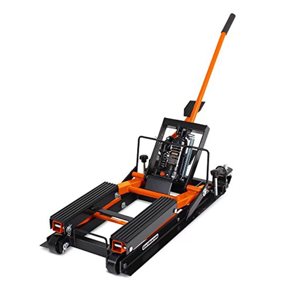 SKYSHALO  1500 LB  Hydraulic Motorcycle ATV Lift Jack Hydraulic Pump Hoist Jack ATV Dirt Bike Stand