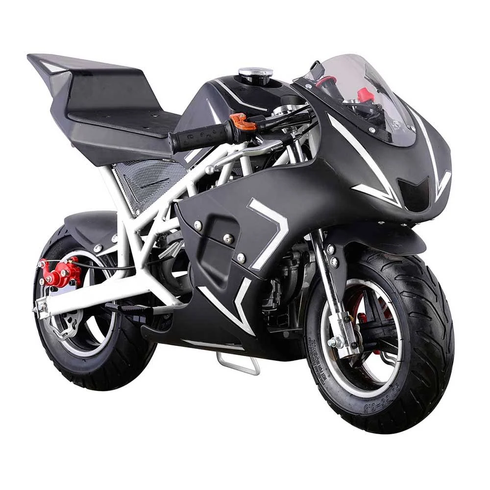Go Bowen G00001 W GAS 40cc Pocket Bike White Black