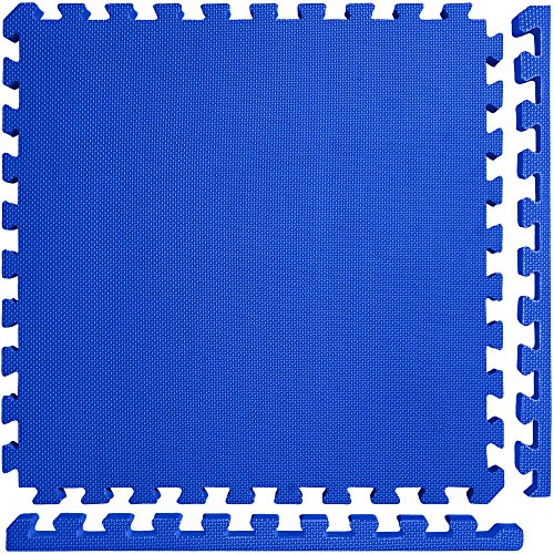 Meister X-THICK 1.5" Interlocking EVA Foam Mats - 2X Cushion for Wrestling, MMA Takedowns & Gymnastics - 2'x2' Tiles