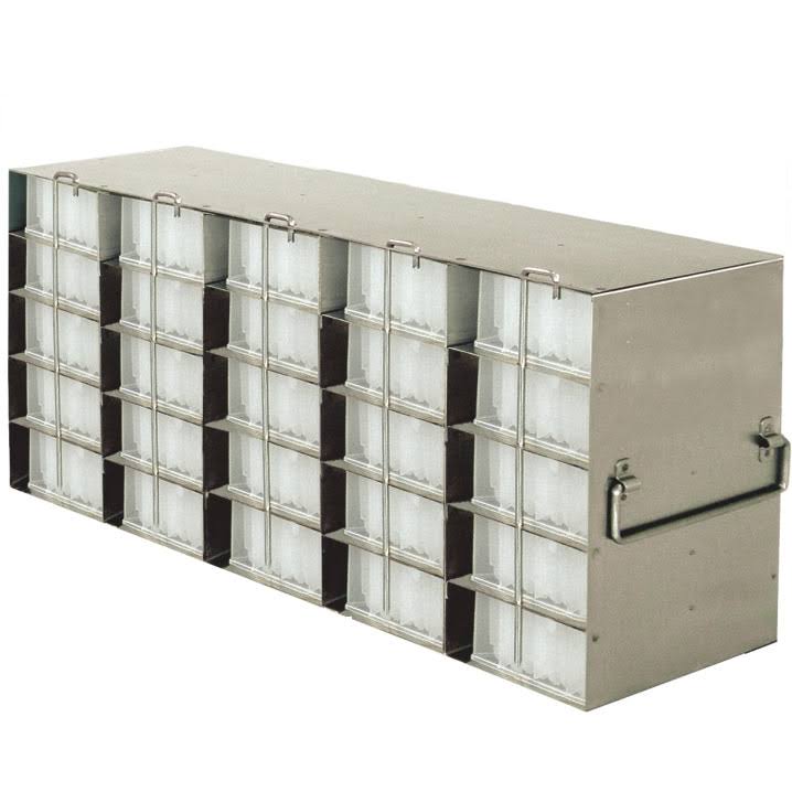 Regular Upright Freezer Racks for 96 Deep-Well Microtiter Plates, 3 x 4 Configuration, 12 Box Capacity, 11 x 7 3/8 x 5 1/2x22