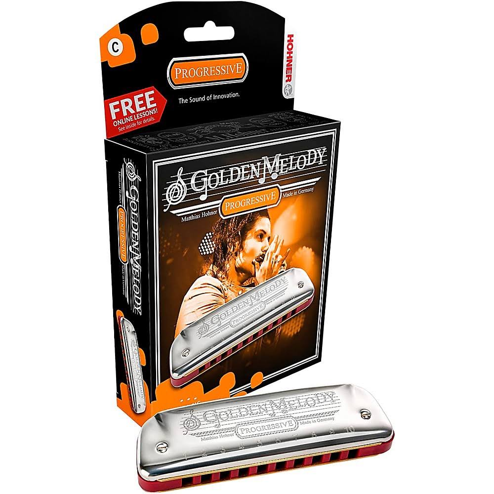 Hohner 542 Golden Melody Harmonica F#