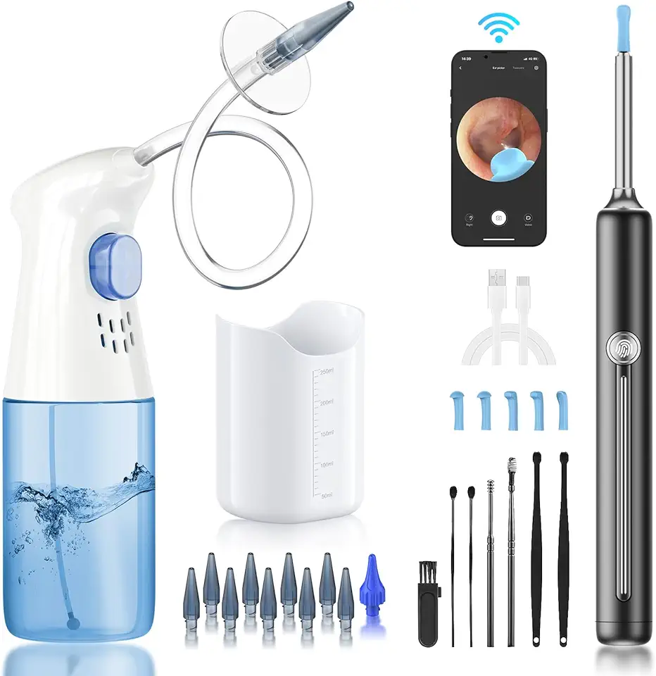 Sponsored Ad - Ear Wax Removal - Ear Cleaner - Ear Camera - FSA HSA Eligible - Ear Wax Removal Kit - Ear Wax Removal Tool Camera