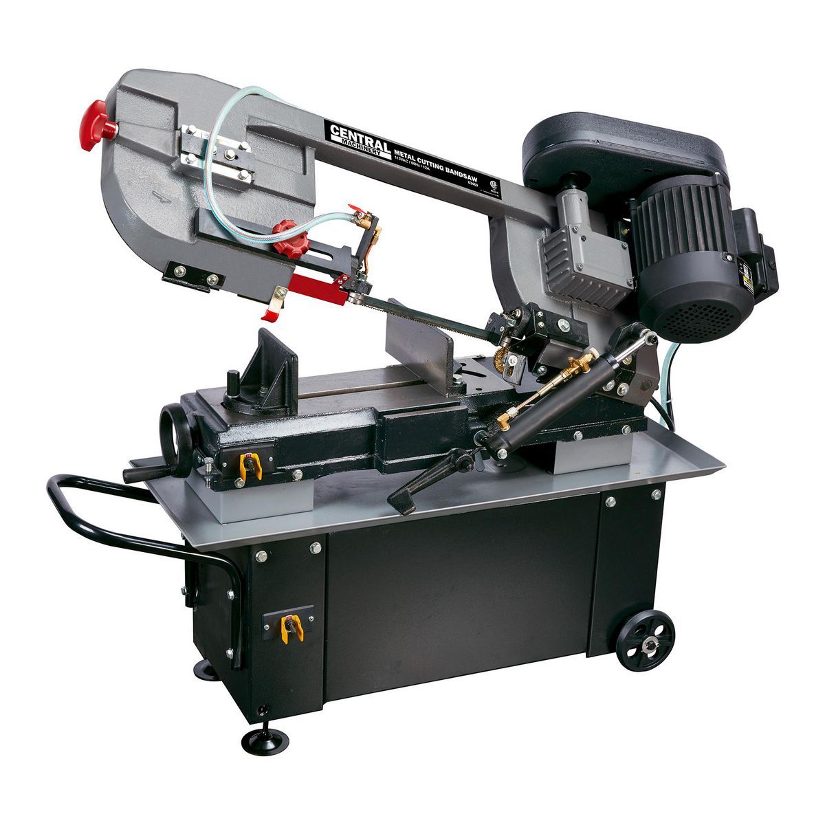 CENTRAL MACHINERY 1 HP, 7 in. x 12 in. Hydraulic-Feed Metal-Cutting Band Saw