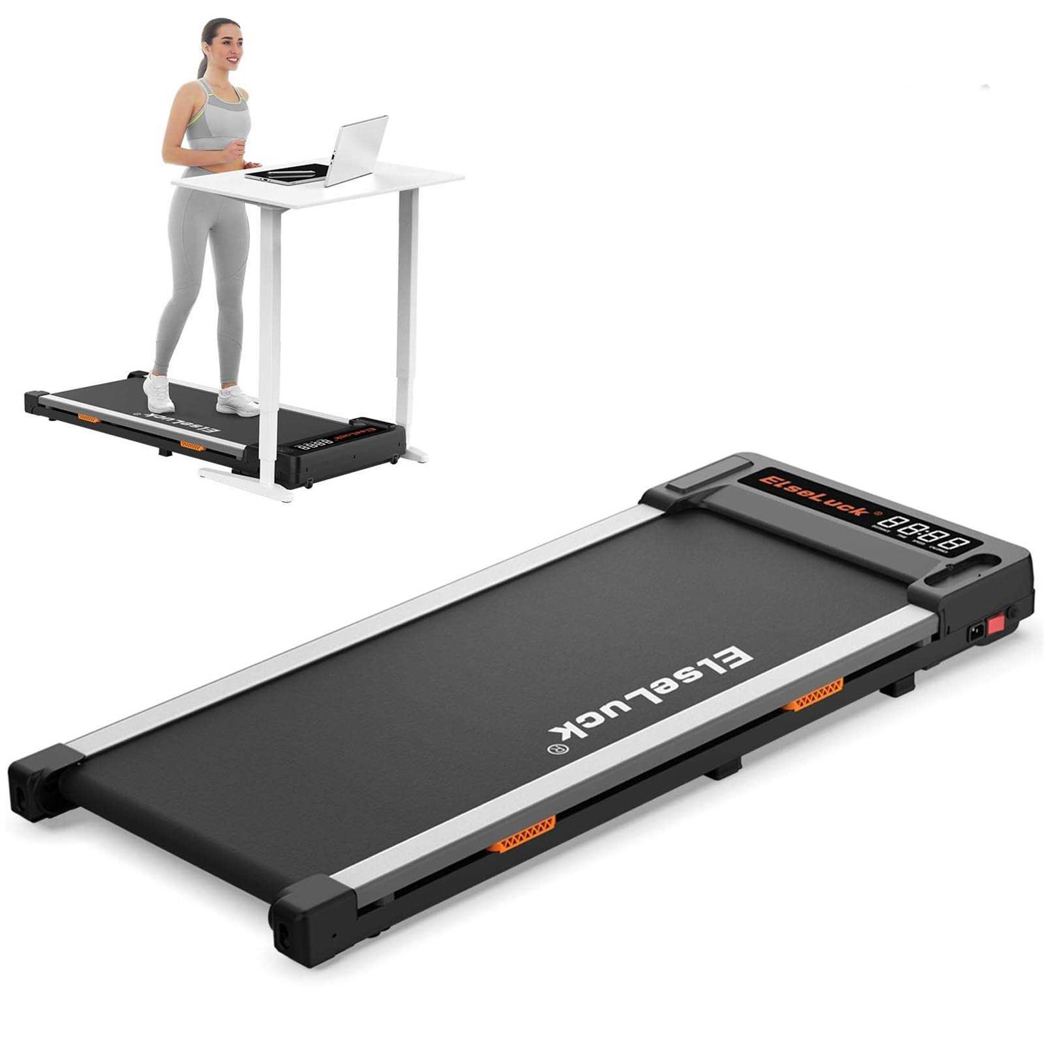 Elseluck Walking Pad Under Desk Treadmill for Home Office 2 in 1 Portable Walking Treadmill with Remote Control - Sports Supplies Online Store