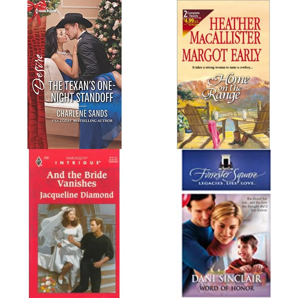 Assorted Harlequin Romance Paperback Book Bundle (4 Pack): The Texans One-Night Standoff Dynasties: The Newports Mass Market Paperback