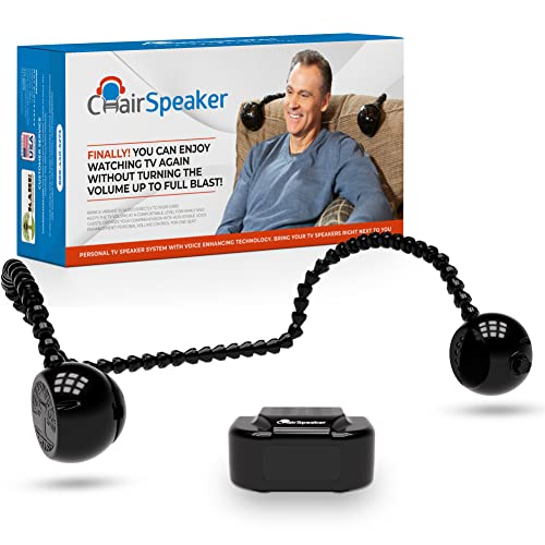 CS3 - Wireless TV Speakers for Hearing Impaired, Voice Enhancing, Near-Ear Clarity, Compatible with Most TVs & Streaming Apps