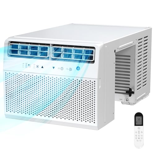 Antarctic Star U-Shaped Air Conditioner Window Unit 12000BTU, Ultra Quiet Window Air Conditioner Cools up to 550 Sq. Ft